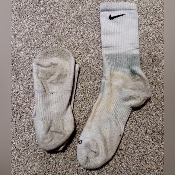 Used Nike White Crew Socks for Men - Picture 1 of 1